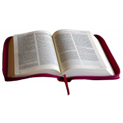 Biblia dla kobiet malinowa fuksja wersja w etui zamykanym na zamek